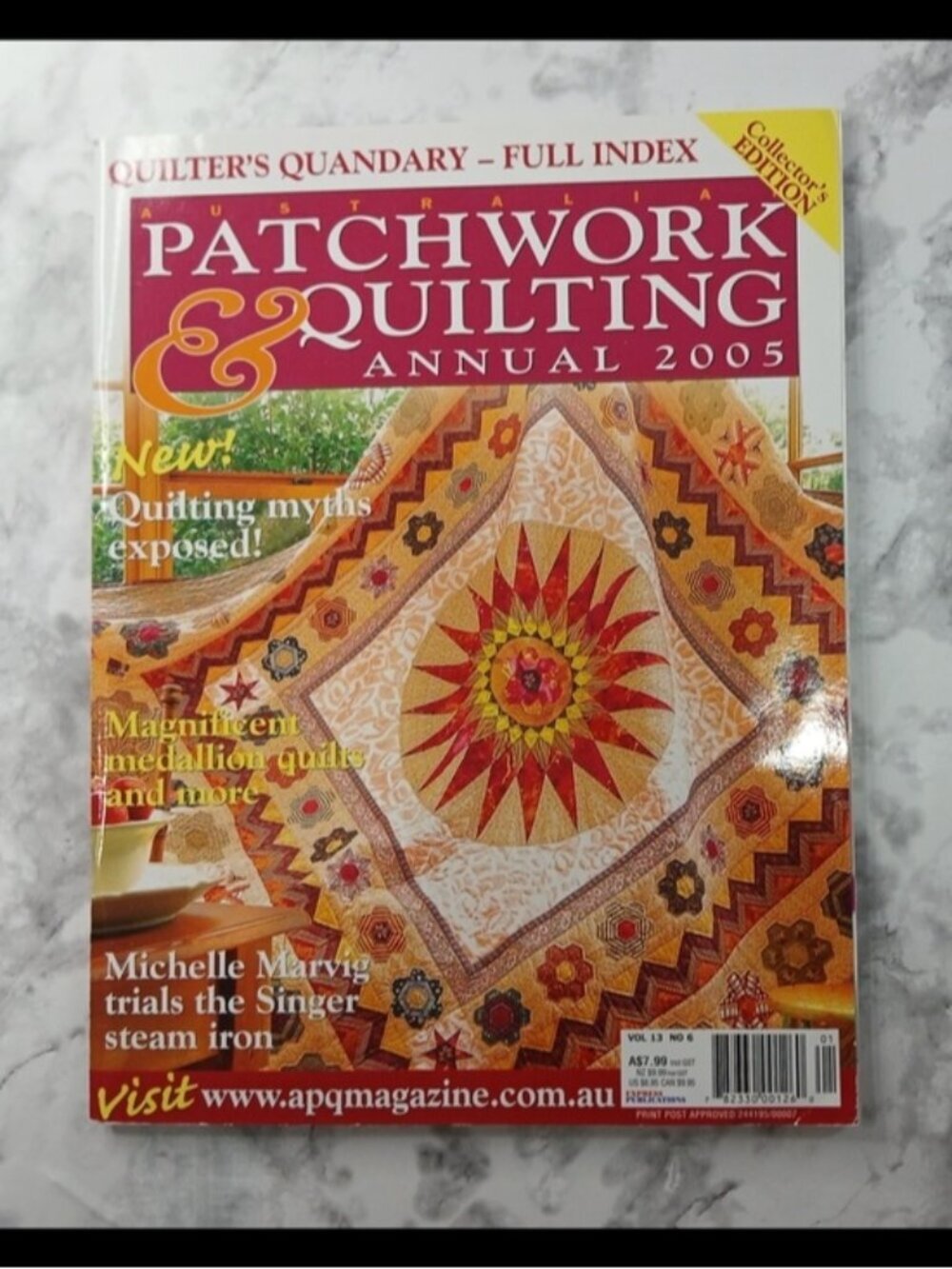 Australian Patchwork & Quilting Annual 2005 Collector’s Edition FULL INDEX